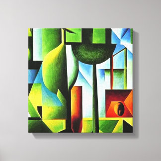 Abstract Leaves Canvas Print