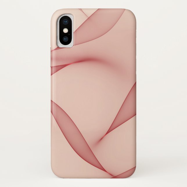 Abstract Leaves iPhone X case (Back)