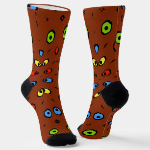 Abstract Leaves  Socks