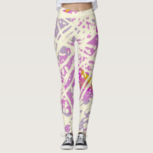Abstract Leggings