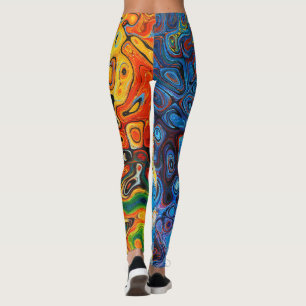 Abstract Leggings