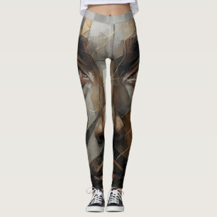 Abstract Leggings