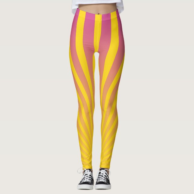 Abstract Leggings  (Front)
