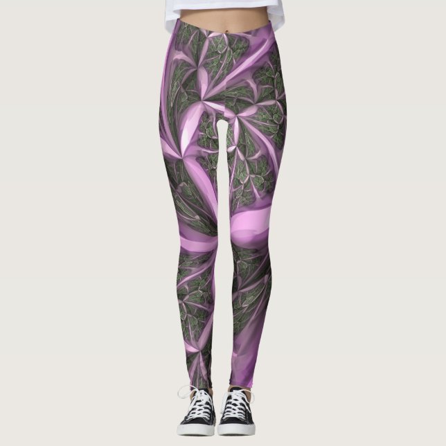 Abstract Leggings  (Front)