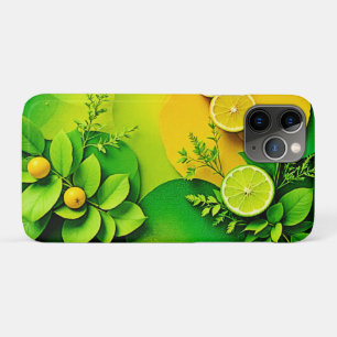 Abstract Lemon Lime Nature Art Case-Mate iPhone Case
