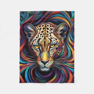 ABSTRACT LEOPARD BLANKET