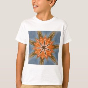 Abstract Leopard Pattern: A Kaleidoscope Effect T-Shirt