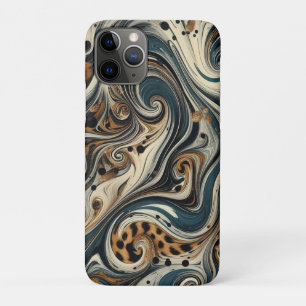 Abstract Leopard Print Swirl Case-Mate iPhone Case