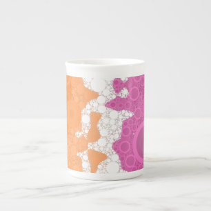 Abstract Lesbian Pride Flag Bone China Mug