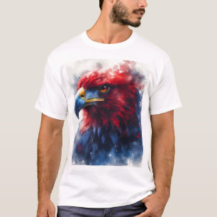 Abstract liberty eagle T-Shirt