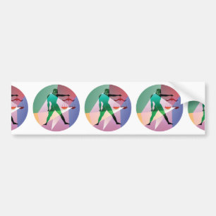 abstract libra bumper sticker