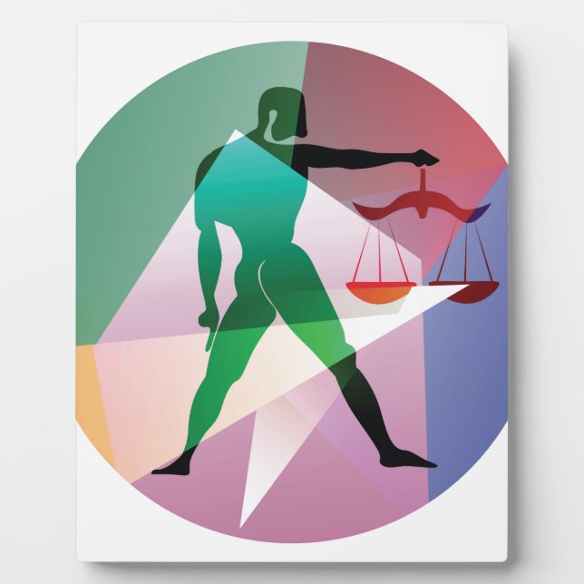 abstract libra plaque (Front)