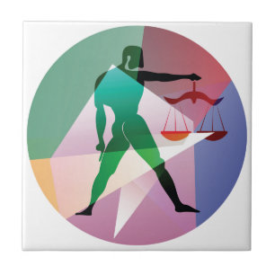 abstract libra tile