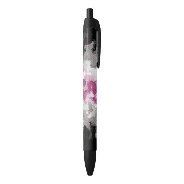 Abstract Librafeminine   Pride Flag       Black Ink Pen (Bottom (Vertical))