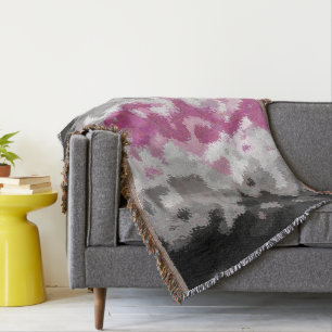 Abstract Librafeminine   Pride Flag       Throw Blanket