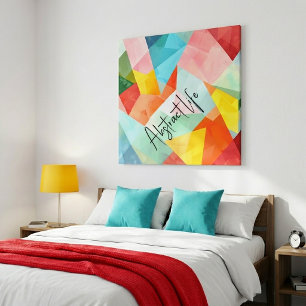 Abstract Life Colourful Canvas Print