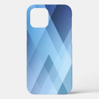 Abstract light background. Blue triangle pattern.