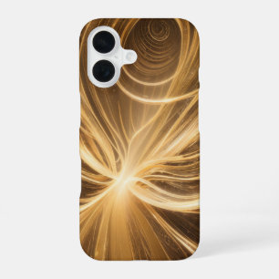 Abstract Light Energy and Cosmic Swirl iPhone 16 Case