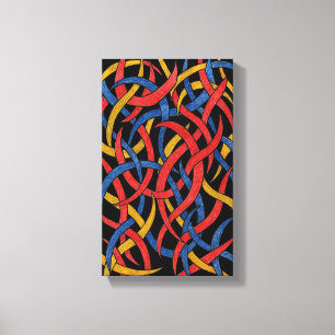 Abstract Light Fragments Canvas Print