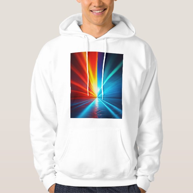abstract light hoodie (Front)