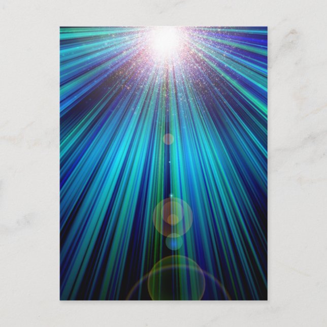 Abstract Light Postcard (Front)