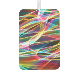 Abstract light ribbons air freshener