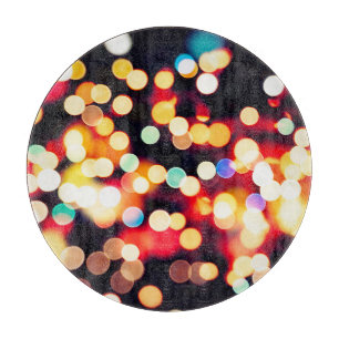 Abstract Light: Simple Texture Background Cutting Board