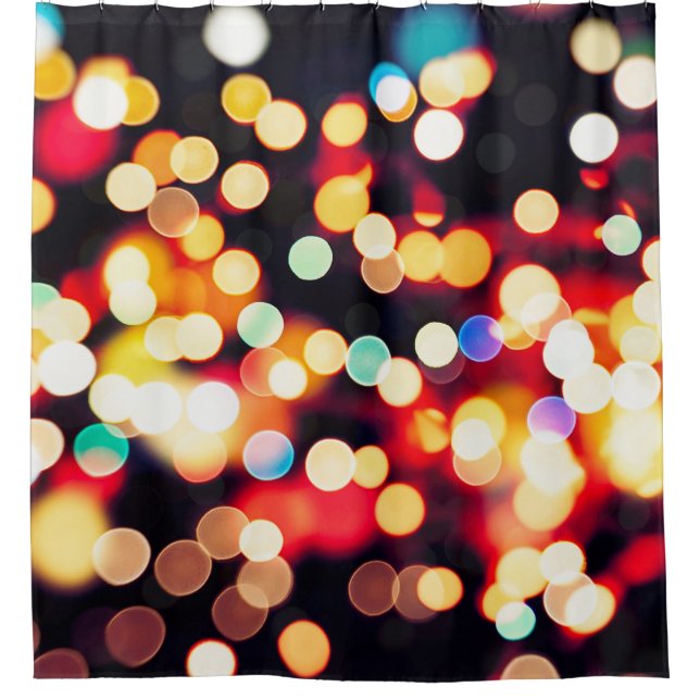 Abstract Light: Simple Texture Background Shower Curtain (Front)