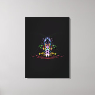 Abstract Light Trails Stretched Canvas Print