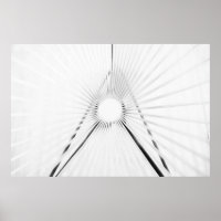 Abstract Light Tunnel Geometry Poster