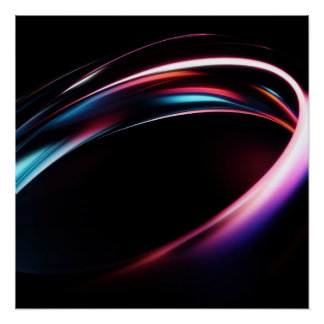 Abstract Lighting glass  Poster