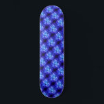 Abstract Lights Neon Blue Skateboard<br><div class="desc">Abstract Lights Neon Blue Skateboards MIGNED Design</div>