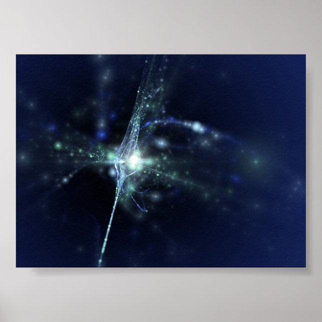 abstract lights poster (Front)