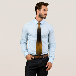 Abstract lights sea shiny bronzed reflection tie