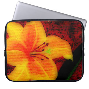 Abstract Lilly Laptop Sleeve