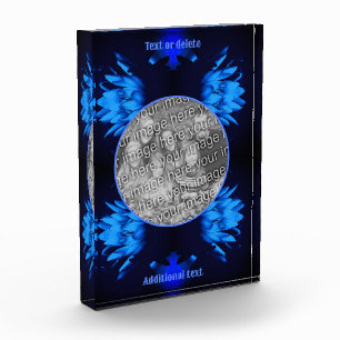 Abstract Lily Lotus Flower Create Your Own Photo Block