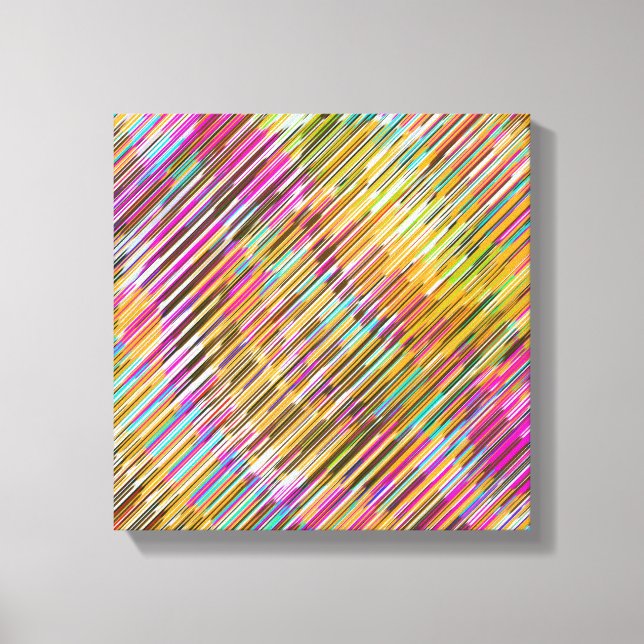 Abstract Line Art Canvas Print (Front)