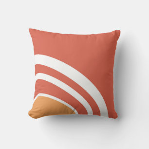 Abstract line art cushion