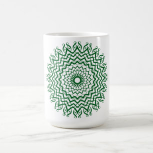 Abstract Line Art Mandala Coffee Mug