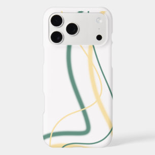 Abstract Line Art Phone Case   Minimalist Green & 