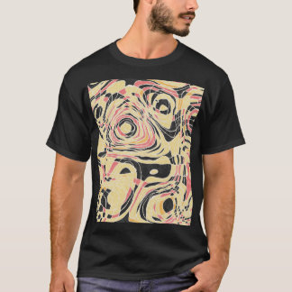 Abstract line geo pattern, topographical design. T-Shirt