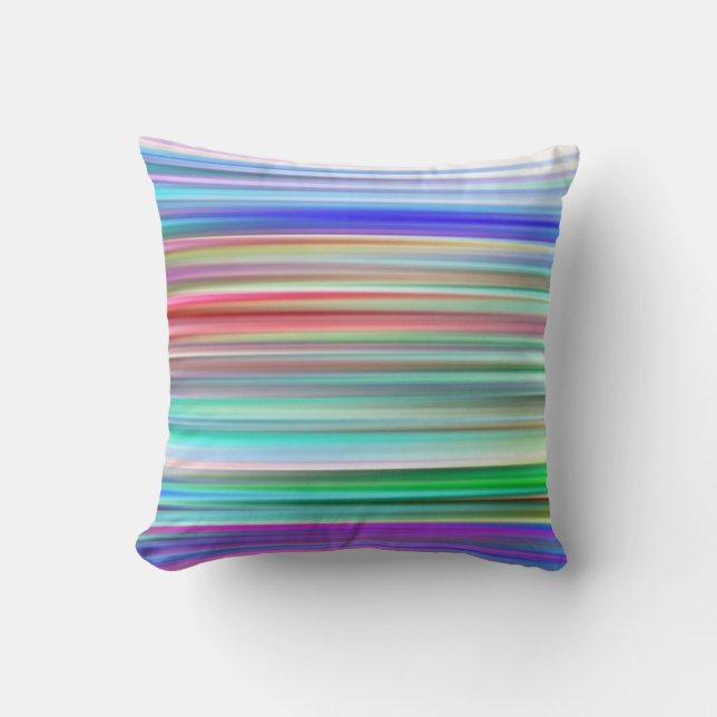 Abstract Lines 2 Sided Pillow (Front)