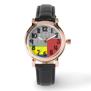 Abstract lines and Rectangles Watch