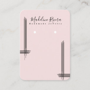 Abstract Lines Artisan Earring Display Cards