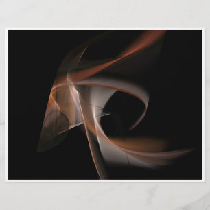 Abstract lines on dark no text flyer