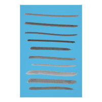 Abstract Lines Sketch Blue Water Ocean Scents