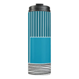 Abstract Lines  Thermal Tumbler