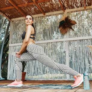 Abstract Lines Triangle Leggings