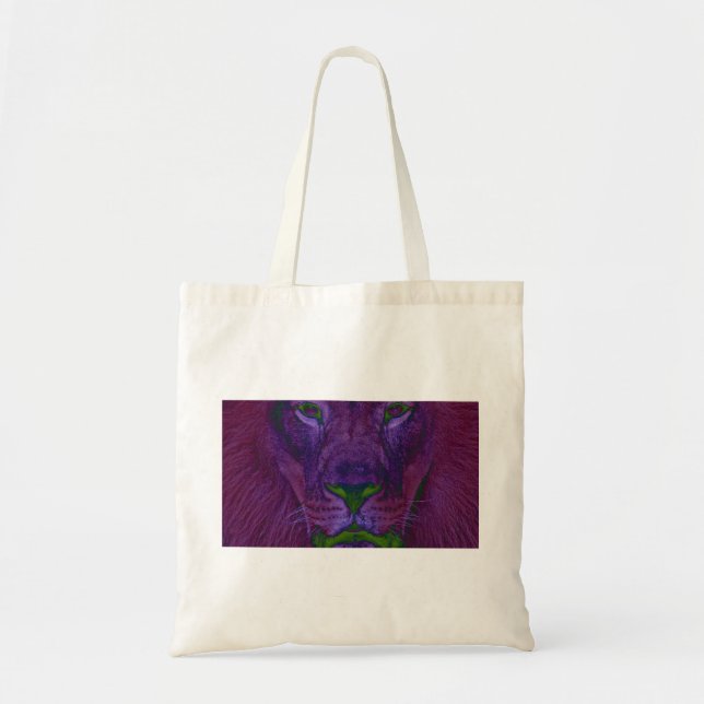 Abstract Lion Budget Tote Bag (Front)