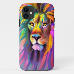 Abstract Lion Face Mystical Fantasy Art Case-Mate iPhone Case